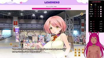 Preview 2 of Big Ass Jiens - VTuber LewdNeko Plays Love Cubed Part 5