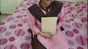 Preview 1 of Xhamstem - Desi college student was fucking in college uniform with teacher on coching time mms