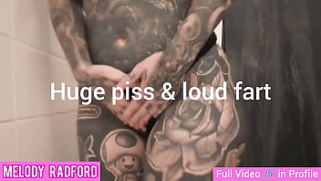 Preview 4 of Enter The House - Huge Piss and Loud Fart Melody Radford XXX
