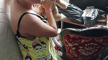 Preview 1 of Moms With Son Friends Xxxx Hd - I interrupt my stepsister to suck my cock. POV