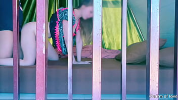 Preview 4 of Huge Bbs - Let&#039_s go have sex on the mountain. ไปมีเซ็กส์บนภูเขากันเถอะ