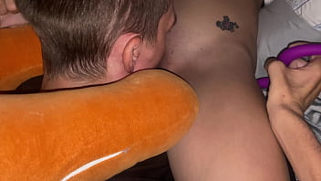 Preview 1 of Brittany Shae Double Penetration - 4 of 4 - (DENIED ORGASM) Hot amateur girl used Hot shy girl,  taking care of disabled guy lets him use dildos vibrators,  and other toys in her tight young pussy and ass.