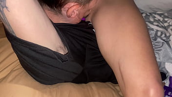 Preview 4 of Brittany Shae Double Penetration - 4 of 4 - (DENIED ORGASM) Hot amateur girl used Hot shy girl,  taking care of disabled guy lets him use dildos vibrators,  and other toys in her tight young pussy and ass.
