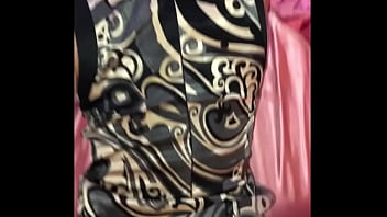 Preview 3 of Sex Cash - 1801ip 05 - French Amateur Slut,  Clothed in a Black,  White &amp_ Grey Satin Dress,  Fuck,  Pink Satin Panties,  Fuck,  Deepthroat,  Ass to Mouth,  SexToys