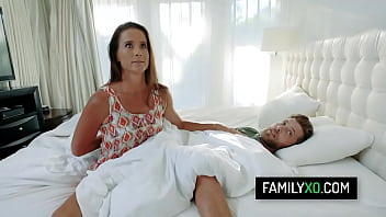 Preview 2 of Mom Son After School Srx - Horny stepmom Sofie Marie fucks his her sick stepson just to make him feel better