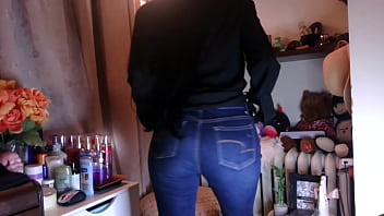Preview 2 of France In Porn Strapon Femdom - My ass looks good in jeans