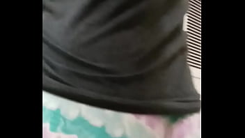 Preview 2 of Teen Hijab Forced - Showing off my tight panties