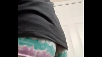 Preview 1 of Teen Hijab Forced - Showing off my tight panties