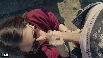 Preview 3 of Zoyas Sex - Amateur Whore Wants Cock at Outdoors Deepthroat with Stranger