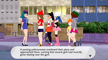 Preview 1 of Bf Barat Hijab - [MMD] Pokemon Girls Captured and Hypnotized to Dance Naked