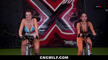 Preview 1 of You A - Milf and teen Buy a Membership to Freeuse Gym - Cncmilf