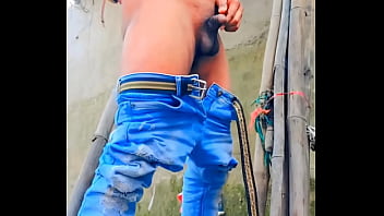 Preview 4 of Academy Bad Girls - Cute femboy outdoor fun and piss compilation