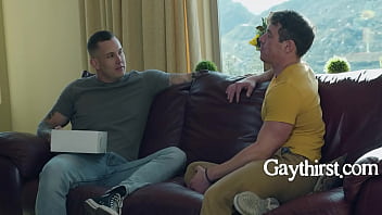 Preview 2 of Rep Gal Com - Salty Man Gives Him A Taste Of His Salt - Kyle Fletcher,  Brock Kniles
