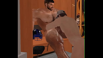 Preview 3 of Goddess Snow Balls - stealers locker room post game