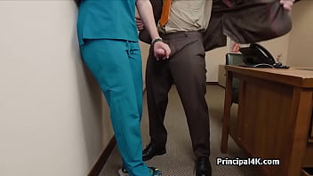 Preview 3 of Video Jilat Memek Fuck - Nurse housewife rides fat dick at the office
