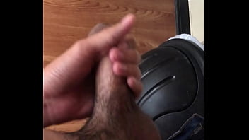 Preview 3 of Ful Movei Xxx - Me jalo mi peque&ntilde_a verga de 14 cm com fimosis en los ba&ntilde_os del trabajo porque me pongo bien caliente