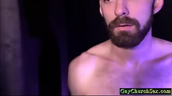 Preview 3 of Dog Xxnx Small - Sucking off the Horny Priest @GayChruchSex