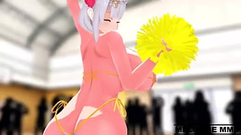 Preview 4 of Hidden Sex In Rooms - Noelle Baile de Pom Pom Impacto de Genshin