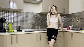 Preview 2 of Gar Bala - Teaser Stepsisters anal rough fucked in the kitchen by lucky brothers friend