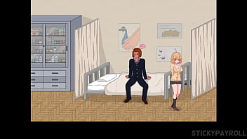 Preview 3 of Bfxxxx Film - Slut Life - New Transfer Student gets Horny and fucks her teacher after cheating on her Boyfriend | [Hentai sex game] - part 1