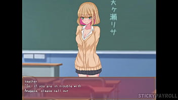 Preview 1 of Bfxxxx Film - Slut Life - New Transfer Student gets Horny and fucks her teacher after cheating on her Boyfriend | [Hentai sex game] - part 1