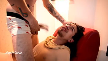 Preview 4 of Schoolgirl At Massage Parlor - He gives me a blowjob in my mouth