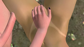 Preview 4 of Wwe Ronda Raoji - Shemale Tease on the Beach: Hot Futa Plays with Tight Babe Outdoors