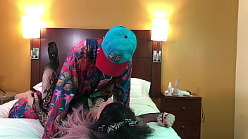 Preview 2 of Sex With Granny - Crossdressing Goth Beauty Fucked by Fashion Guru