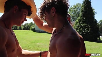Preview 3 of Xxxvi Deo Dai Loan - Two College Bros Fuck Some Cowboy Ass RAW