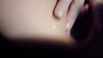 Preview 2 of Spencer Nicks Masturbate On Bed - Glass egg in my pussy