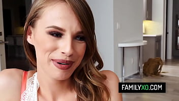 Preview 1 of Lacey Logan - Hot latina teen Bambino love so rides on her stepcousins cock