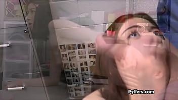 Preview 4 of Menantu Dipaksa Jepang - Ginger busted on back offices security cams