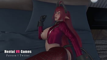 Preview 1 of Unyu Unyucom - [VR] Succubus Side Fuck Fun (Demon Girl)