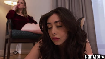 Preview 1 of Asian Taxy - Chloe Surreal is just a sex toy for her dominant big tits boss Octavia Red