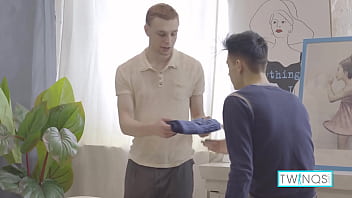 Preview 1 of German Fat Daddy - Handsome Redhead &amp_ Sexy Twink! Michael Fucks Logan!