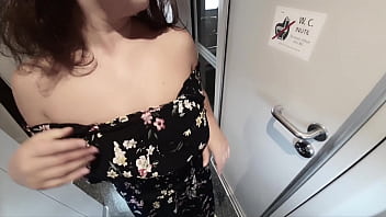Preview 1 of Jaculbe - Risky Masturbation of Hairy Pussy In the Train!