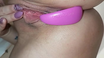 Preview 4 of Cherry Mfc - Shoving an anal plug into his ass during the shower,  the squirt was a wonderful end to the evening