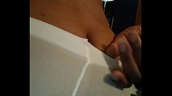 Preview 1 of Wife Blowing My Small Cock - Moviendo el culo