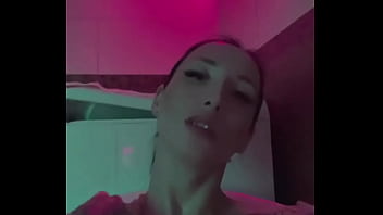 Preview 2 of Bridgette B Fuck At Gangbang - I love to caress myself in the bathroom under the neon lights,  whoever shares the bath with me is ready to get into a dogg...