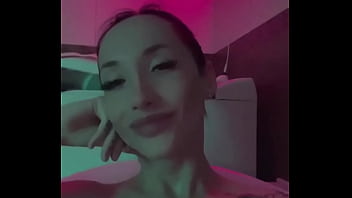Preview 4 of Bridgette B Fuck At Gangbang - I love to caress myself in the bathroom under the neon lights,  whoever shares the bath with me is ready to get into a dogg...