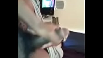 Preview 3 of Evlilik Porno - Stroking my big dry cock in the afternoon part 1