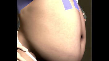 Preview 3 of Xxxmx Sex Sunne Lonelnny - Big Belly Inflation