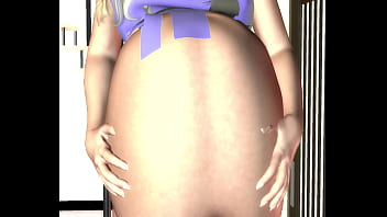 Preview 4 of Xxxmx Sex Sunne Lonelnny - Big Belly Inflation