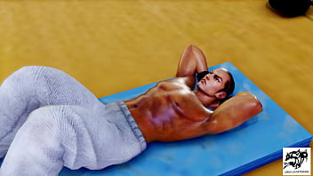 Preview 1 of Burak Sexy - bad time for workout Censored