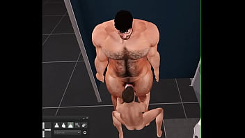 Preview 1 of Arab Mia Kalifa Xnxx - finally got to suck off the finest muscle bear hunk at the gym