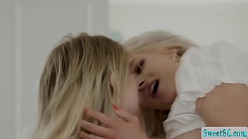 Preview 2 of Alizeh Shah Leaked Video - Blonde lesbian stepsisters finally gets to have their naughty time