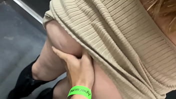 Preview 1 of China Xxx Videos - Sex in public,  in the elevator with a stranger and they catch us