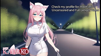 Preview 3 of Hot Cuite - [ASMR Audio &amp_ Video] NURSE CATGIRL COSPLAYER needs some VIBRATOR TEASING on her TIGHT PUSSY!!!