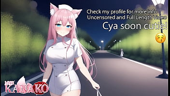 Preview 4 of Hot Cuite - [ASMR Audio &amp_ Video] NURSE CATGIRL COSPLAYER needs some VIBRATOR TEASING on her TIGHT PUSSY!!!