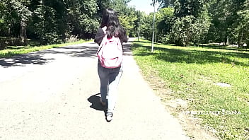 Preview 2 of Hot Tit Fact Tim Sex - Wetting Jeans in Public and Public Blowjob